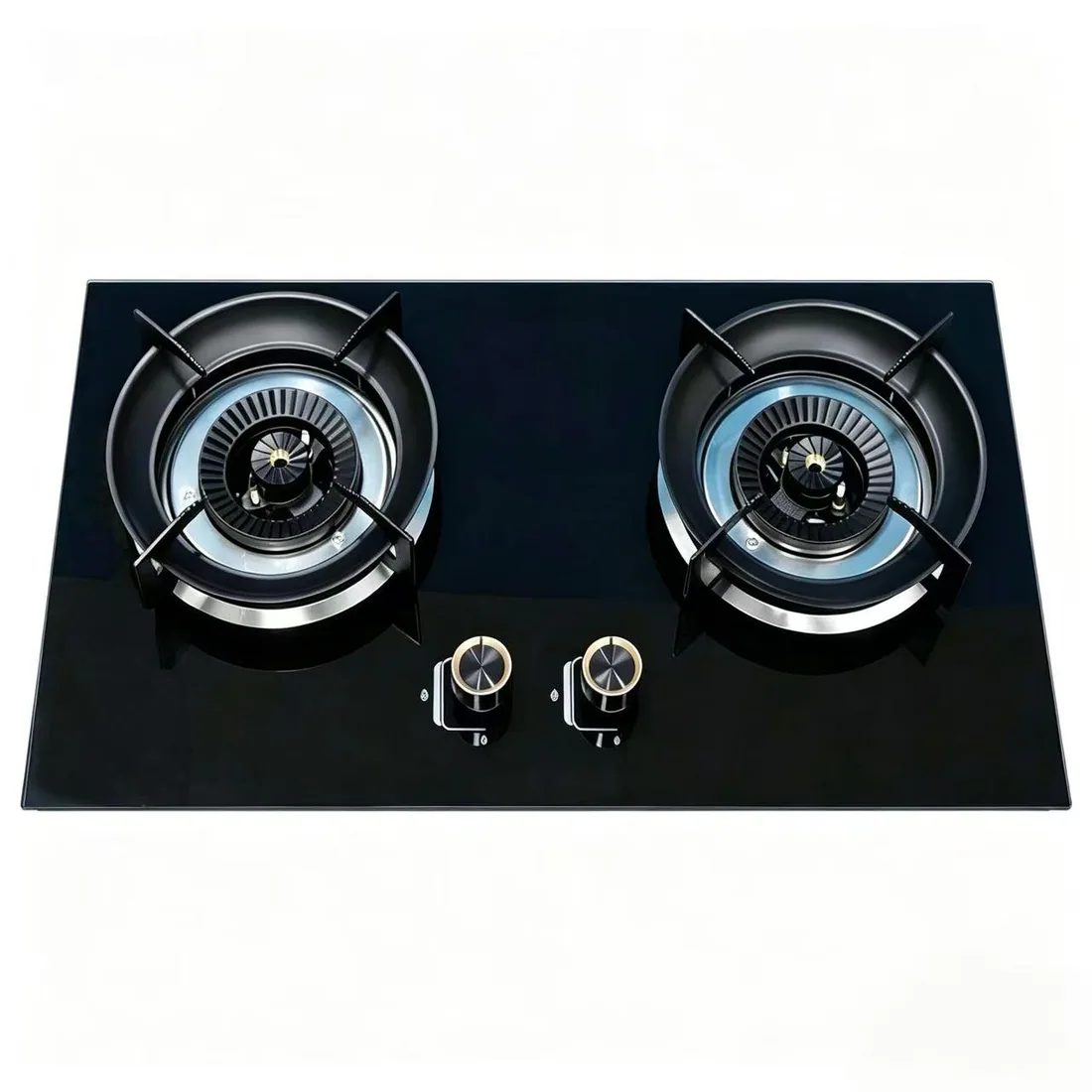 QSB13 Two-Burner Built-in Glass Gas Hob – supplied product photo