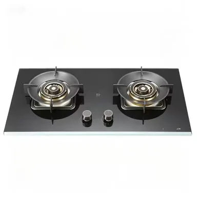 QSB22 Two-Burner Built-in Glass Gas Hob – supplied product photo