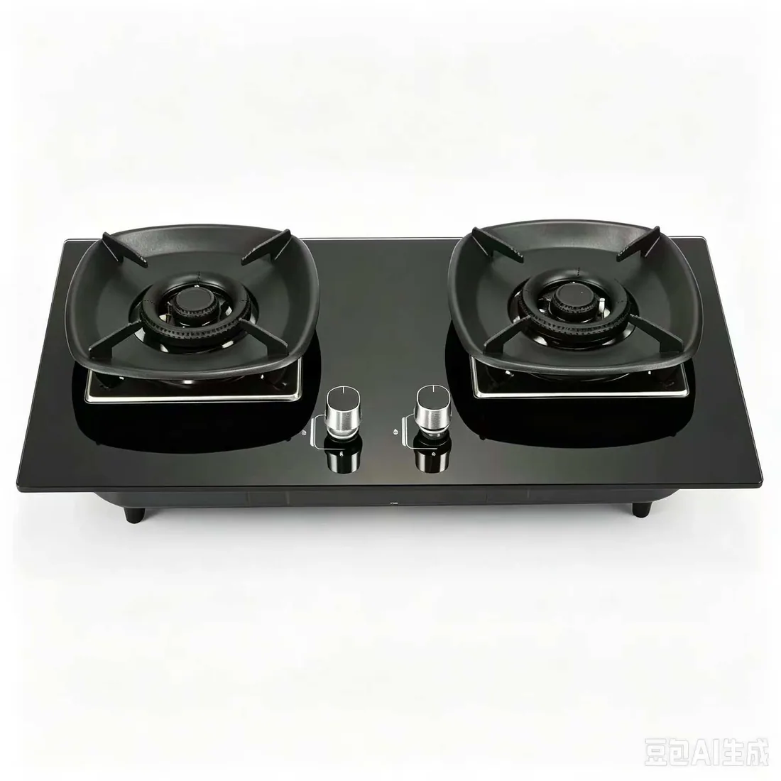 QSB124 Two-Burner Built-in Glass Gas Hob – supplied product photo