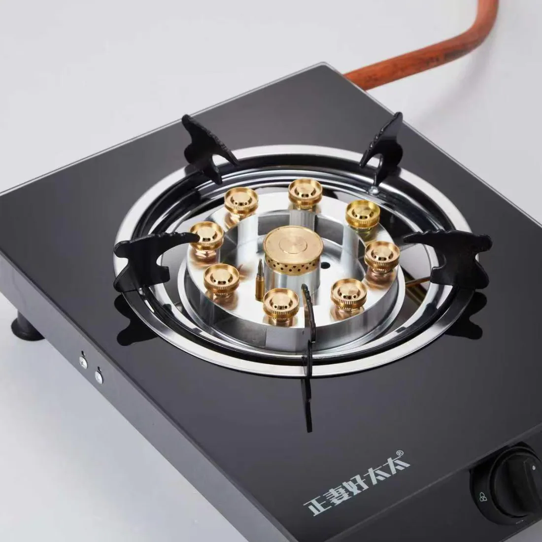 TDB6 Single-Burner Glass-Top Tabletop Gas Stove
