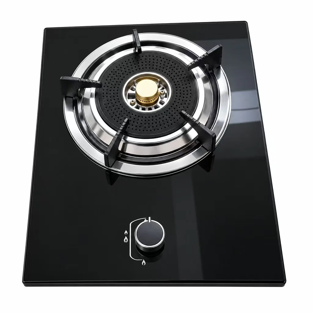QDB2 Single-Burner Built-in Gas Hob – original client product photo